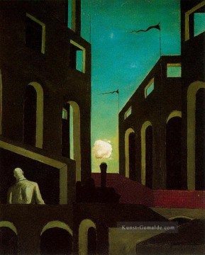  chirico - Glück der Rückkehr 1915 Giorgio de Chirico Metaphysischer Surrealismus